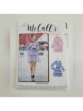 🧵4/$20🧵 McCall's M8089 Dress Sewing Pattern Uncut Size 6-14 DIY Supplies